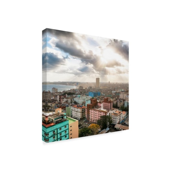 Philippe Hugonnard 'Rays Of Light On Havana 4' Canvas Art,35x35